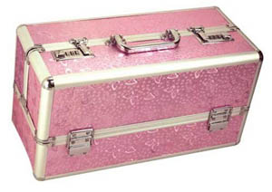 Large Lockable Vibrator Case  Pink