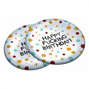 X RATED BIRTHDAY PLATES 7IN