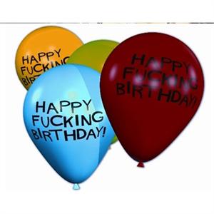 X RATED BIRTHDAY BALLOONS 11 LATEX