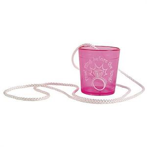 FINAL FLING BEFORE THE RING HANGING SHOT GLASS