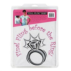 FINAL FLING BEFORE THE RING T SHIRT