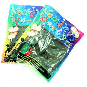 NAUGHTY PARTY BALLOONS - BOOBIE - BROWN