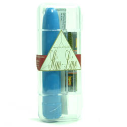 Slimline Blue With Batteries  Vibrator