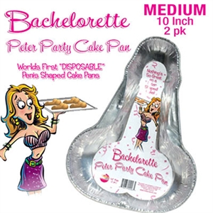 PETER PARTY CAKE PAN MEDIUM 2 PK