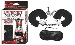 Dominant Submissive Collection  Love Cuffs - Black