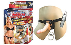 All American Whoppers  Vibrating 8-Inch Dong With