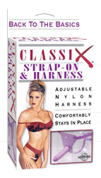 Classix Strap On Harness Purple