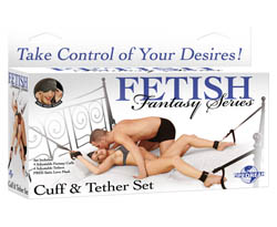 Fetish Fantasy Cuff And Tether Set