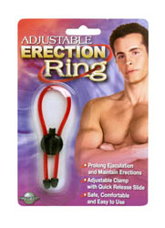 Soft Rubber Erection Ring Red