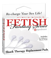 Fetish Fantasy Shock Therapy Replace Pads-12 Pc