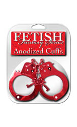 Fetish Fantasy Anodized Cuffs Red
