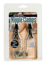 Silver Beaded Nipple Clamps