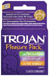 Trojan Mix Condom Pleasure 3 Pack