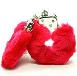 Plush Love Cuffs-red