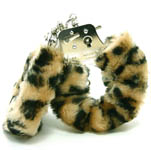Plush Love Cuffs -leopard