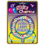 Dicky Charms Multi-flavored Penis Shaped Candy Necklace