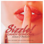 Sizzle Candy Condoms Edible 3 Pack