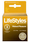 Lifestyles Ultra Sensitive Rib Bed 3pack