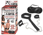 Dominant Submissive Collection  2 Cuffs And Collar - Black