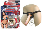All American Whoppers 7-Inch  Dong With Universal Harness