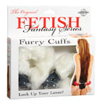 Furry Cuffs - White