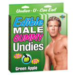Edible Male Gummy Undies - Apple