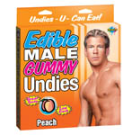 Edible Male Gummy Undies Peach