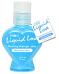 Mini Liquid Love Blue Raspberry Warming Massage