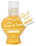 Mini Liquid Love Peaches And Cream Warming Massage