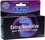 Durex Extra Sensitive Condoms  Lubricated 12 Pack