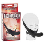 The Original Accommodator  Latex Dong Black