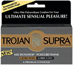 Trojan Supra Lubricated Non  Spermicidal 6 Pack