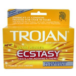 Trojan Ultra Ribbed Ecstasy Ultrasmooth 12Pk