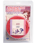 Japanese Silk Love Rope Red 5m/16ft