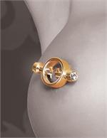 gold magnetic nipple clamps gold